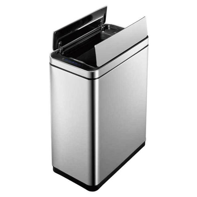 EKO センサー式 ゴミ箱 9L 乾電池式 インナーボックス付き デラックスファントム EK9287MT-9L シルバー 11,011円