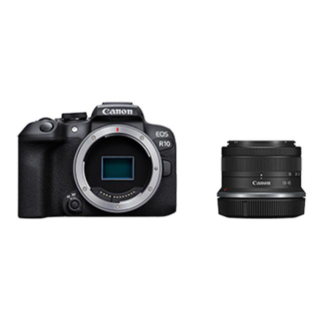 送料無料】キヤノン EOS R10 ミラーレス一眼 RF-S18-45 IS STM