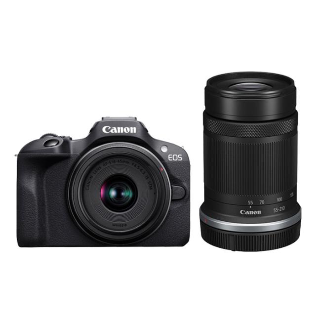 【即納】キヤノン カメラ EOS R100 ミラーレスカメラ ダブルズームキット EOSR100-WZK デジタル一眼カメラ Canon