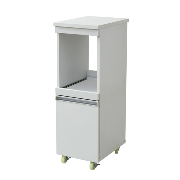 【送料無料】JKプラン キッチン 隙間収納 ラック 幅30 奥行39.5 高さ90 FKC-0004-WH ホワイト 9,984円