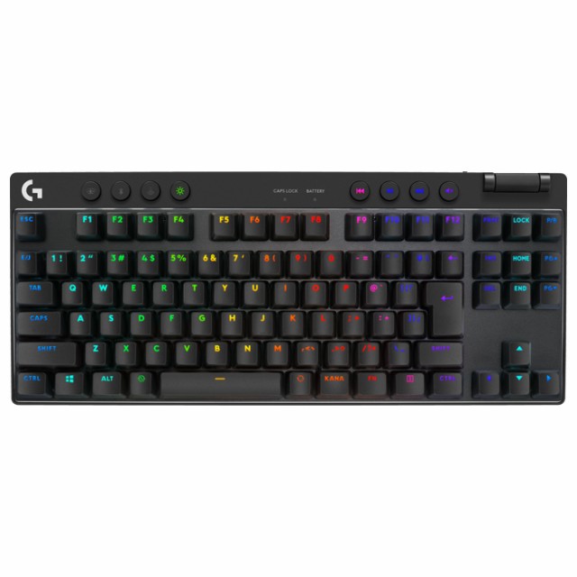 ロジクール G ワイヤレス ゲーミング キーボード PRO X TKL LIGHTSPEED GXキースイッチ リニア G-PKB-003WL-LNBK ブラック 日本語配列の通販は