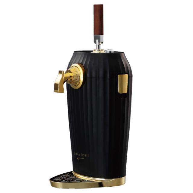 グリーンハウス カクテルビールサーバー GH-BEERLT-BK ブラック GREEN HOUSE 超音波カクテルビールサーバー おしゃれなビアカクテルが直接注げる