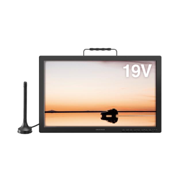 グリーンハウス ポータブルテレビ 19インチ AC電源 バッテリ内蔵 充電対応 車載 HDMI搭載 GH-PTV19B-BK ブラックの通販は