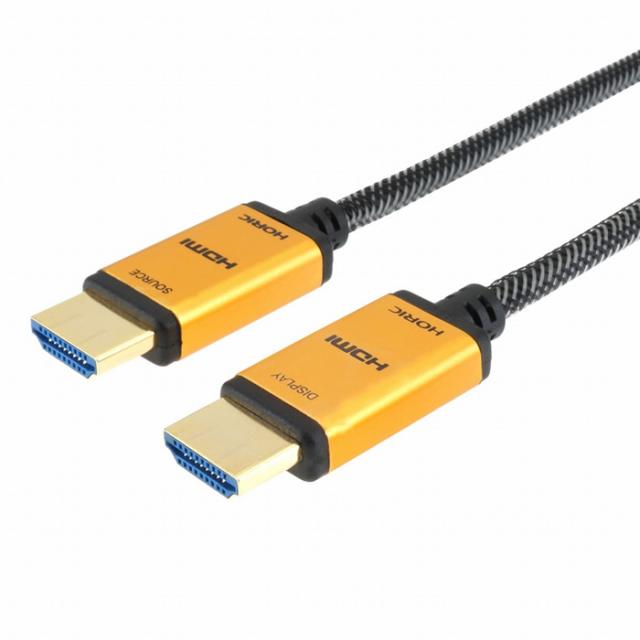 【送料無料】ホーリック 光ファイバー HDMIケーブル メッシュタイプ 4K 30m ゴールド HH300-542GM 12,166円