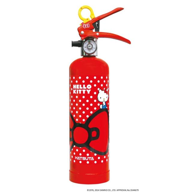 【送料無料】初田製作所 住宅用 強化液消火器 ハローキティ消火器 HK1-RD
