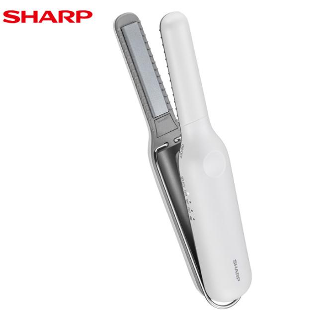 シャープ パワーモバイルコードレスアイロン IB-S510B-W ルミナスホワイト SHARP ヘアアイロン USB Type-C対応 持ち運びやすいコンパクトサイズ ダイヤモンドコーティングプレート ニュアンスキープ ホワイト系