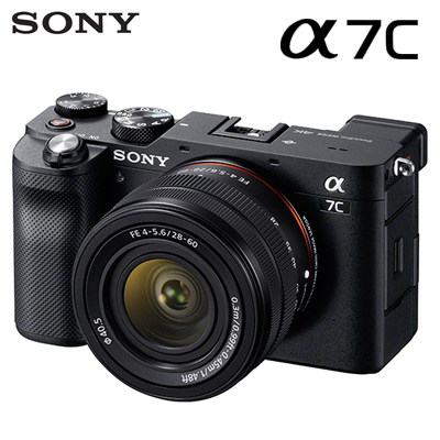 【送料無料】ソニー フルサイズ ミラーレス一眼カメラ ILCE-7CL-B α7C ズームレンズキット ブラック SONY アルファ