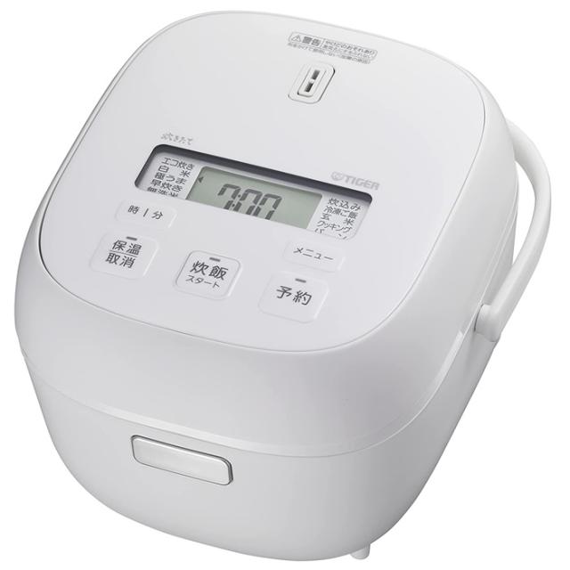 【送料無料】タイガー 3合炊き マイコンジャー炊飯器 炊きたて JBS-A055-WM マットホワイト