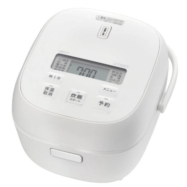 タイガー 3合炊き マイコンジャー炊飯器 炊きたて JBS-G055-WM マットホワイト 土鍋コート特厚釜 エコ 早炊き 玄米 低温調理 パン発酵 パン焼きコンパクト 新生活 一人暮らし