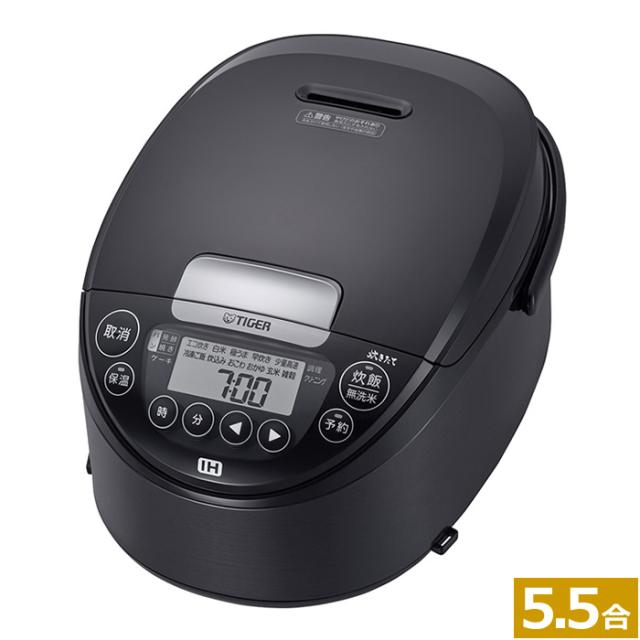 タイガー 5.5炊き IHジャー炊飯器 炊きたて JPW-T100-KV モーブブラックの通販は