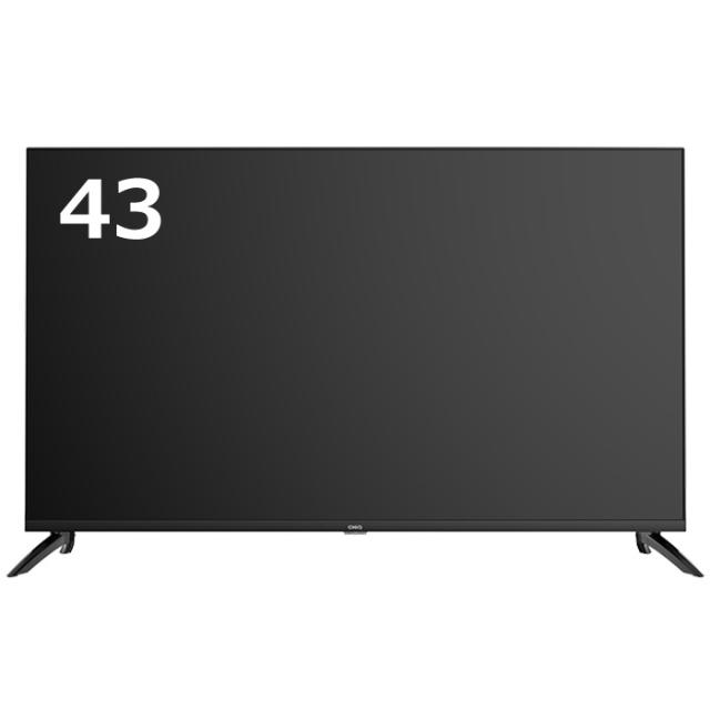 43V型 チューナーレス 4K 液晶テレビ CHiQ チック JU43G7E MAXZEN マクスゼン スマートテレビ 43型 43インチの通販は