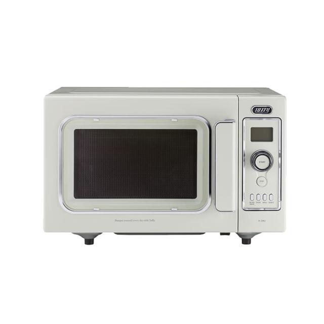 オーブンレンジ 庫内フラット Toffy ラドンナ クラシック レトロ コンパクト 省スペース おしゃれ K-DR2-AW ASH WHITEの通販は 35,980円