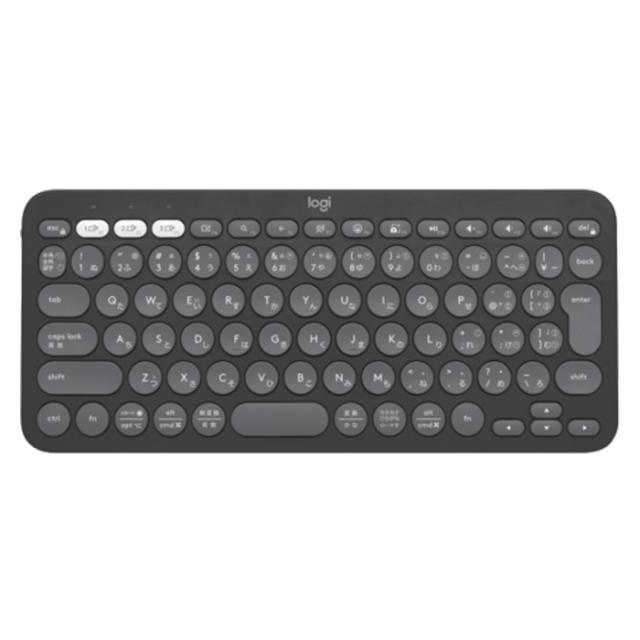 ロジクール ワイヤレスキーボード K380s PEBBLE KEYS 2 K380SGR グラファイト 84キー日本語レイアウト の通販は 5,275円