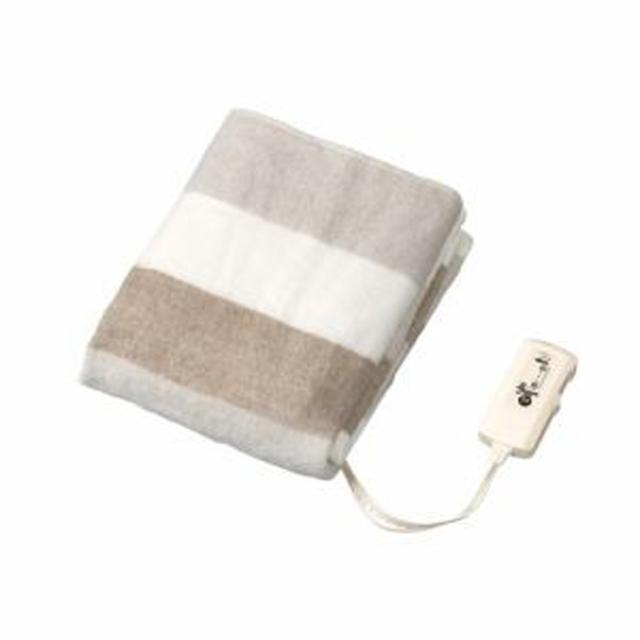 コイズミ 電気敷毛布 水洗いOK ダニ退治 室温センサー搭載 KDS50258T 電気毛布 快眠タイマー搭載 本体丸洗い 抗菌防臭 頭寒足熱配線