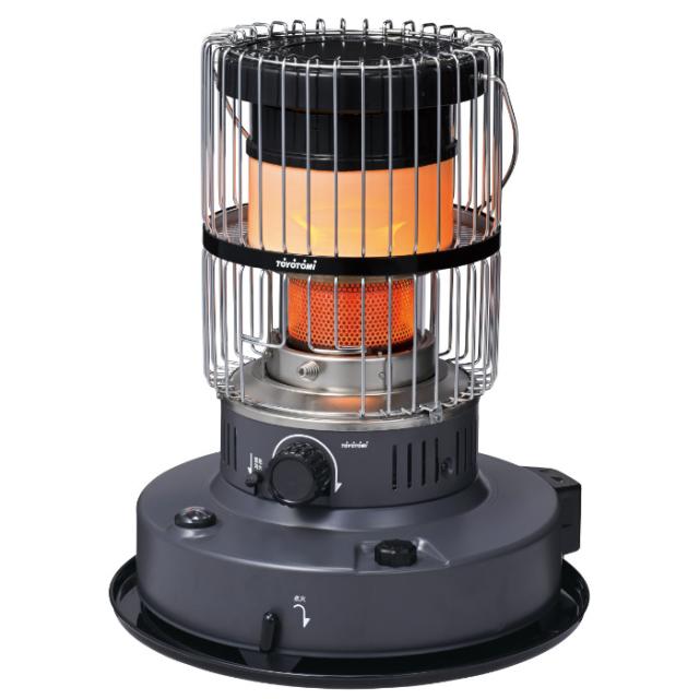 トヨトミ 対流形石油ストーブ ダブルクリーンタイプ KR-47A-H グレー TOYOTOMI 木造12畳まで コンクリート17畳まで タンク容量7L 対流型