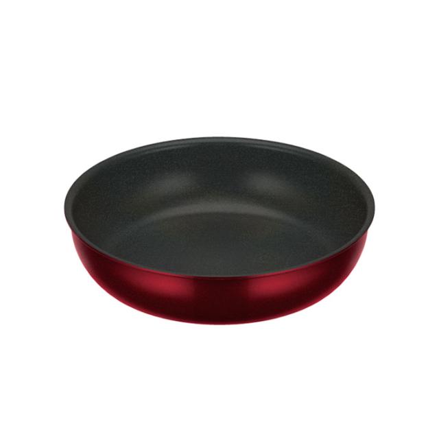 サーモス デュラブルシリーズ取っ手のとれるフライパンKVD KVD-024-DR ディープレッド 24cm 食洗機対応