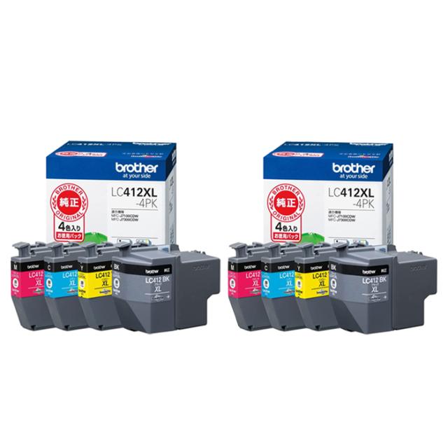 brother LC412XL-4PK Brother LC412XL-4PK インクカートリッジ 4