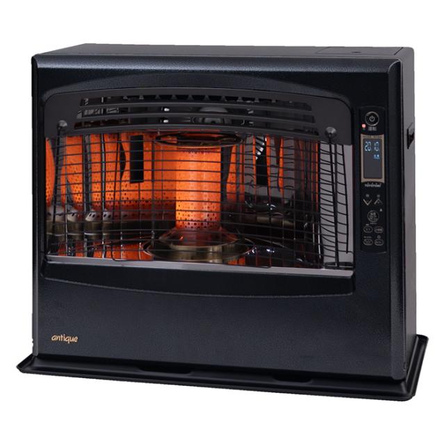 トヨトミ 石油ファンヒーター アンティークモデル LR-68P-B ブラック 木造18畳 コンクリート24畳 TOYOTOMI