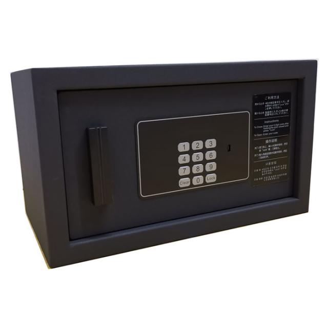 LOTS セフティボックス フロントオープンタイプ LS-2035F グレー 金庫 Safety Box