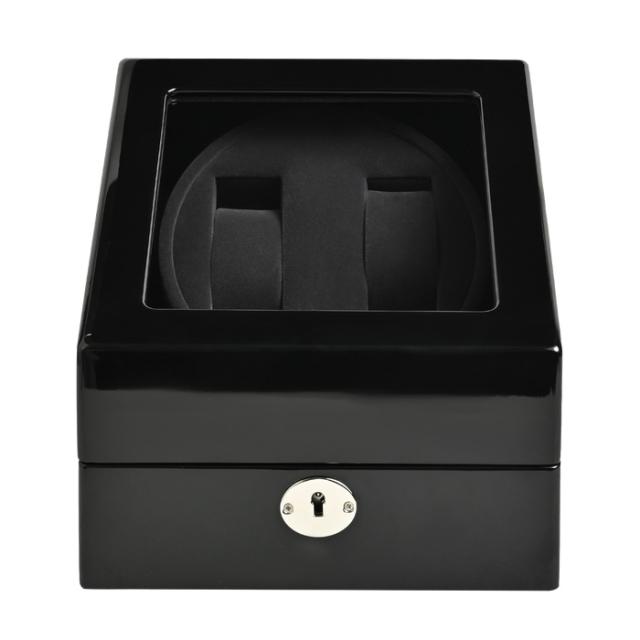 エスプリマ LUHW ワインディングマシーン 腕時計2本巻き 木製 LU2223001BK ピアノブラック(外装)・ブラック(内装)の通販は