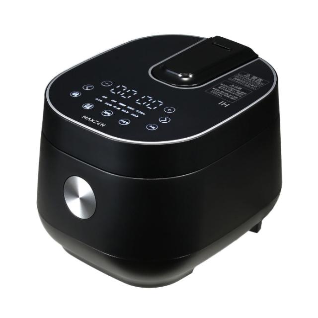 マクスゼン 4.0合炊き IH炊飯器 IHジャー炊飯器 MIH-TX401-BK ブラック 無洗米 4合 4.0合 二人暮らし 早炊き 保温 予約 玄米 四合炊き シンプル 炊飯ジャー