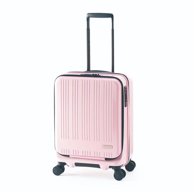 A.L.I ハードキャリーケース MAXBOX 3〜4泊 38L〜44L MX-8011-18W-PPK パステルピンク アジア・ラゲージ スーツケース 機内持ち込みサイズ フロントオープンタイプ 14インチPC収納ポケット