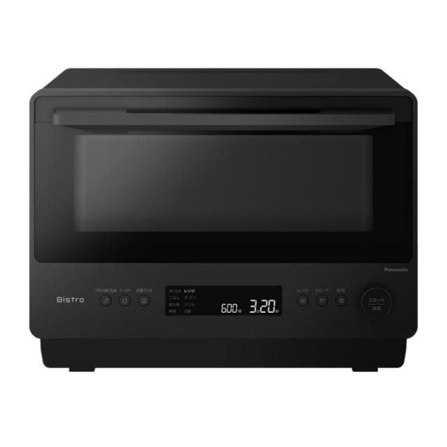 パナソニック 26L オーブンレンジ Bistro ビストロ NE-BS5D-K ブラック Panasonic ワイド＆フラット庫内 1段調理 上下ヒーターオーブン レンジ最高出力1000W 最高250℃ 発酵