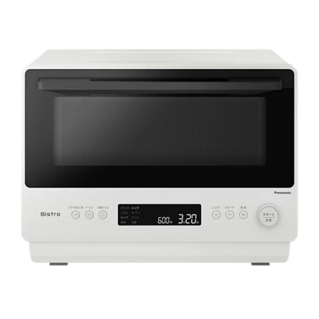 パナソニック 26L オーブンレンジ Bistro ビストロ NE-BS5D-W オフホワイト Panasonic ワイド＆フラット庫内 1段調理 上下ヒーターオーブン レンジ最高出力1000W 最高250℃ 発酵