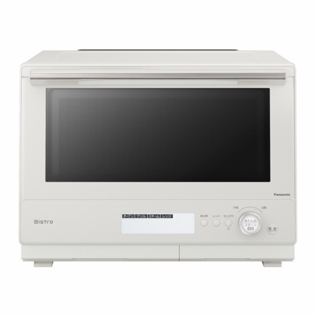 パナソニック 30L スチームオーブンレンジ ビストロ Bistro NE-BS8C-W オフホワイトの通販は