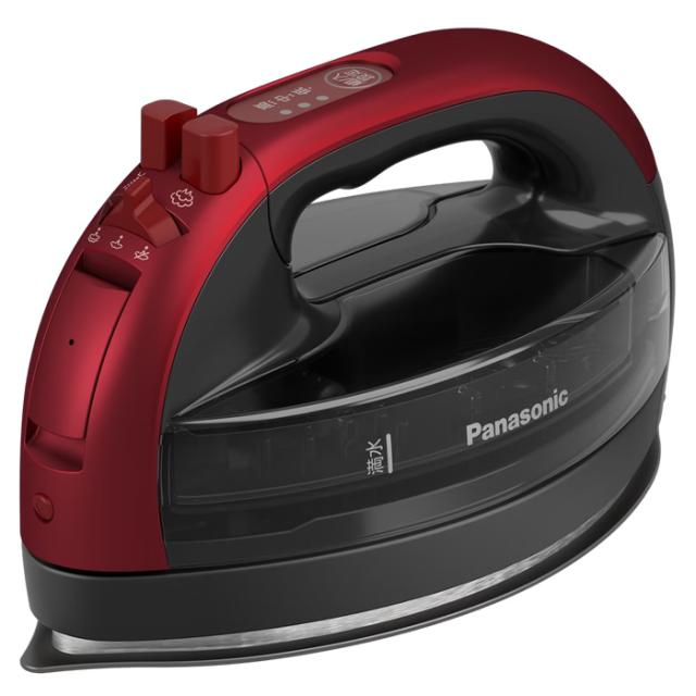 パナソニック コードレススチームアイロン NI-WL609-R レッド Panasonic Wヘッドで前後左右かけやすい 新素材グラファイトセラミックでスムーズなかけ心地 多彩なスチーム機能でしっかりシワのばし