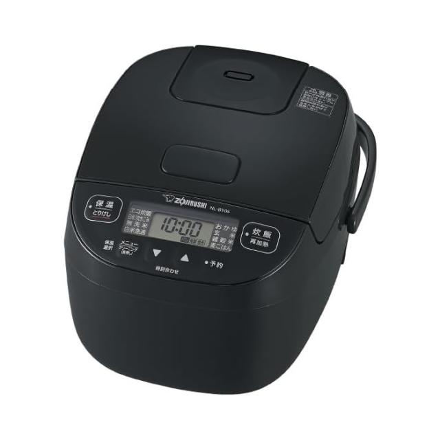 象印 3合炊き 炊飯器 マイコン炊飯ジャー 極め炊き NL-BY05-BA ブラック うるつや保温 無洗米 麦ごはん 豪熱沸とう 炊きこみごはん 立つしゃもじ