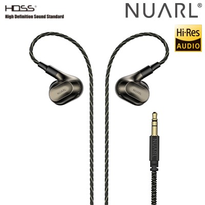 【送料無料】NUARL NX1 HDSS ハイレゾ ステレオイヤホン ピュアオーディオイヤホン ヌアール MMCX NX1-GD ゴールドの通販は 24,850円