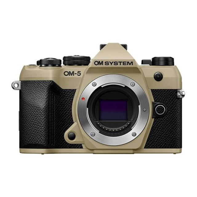 OM SYSTEM ミラーレス一眼カメラ OM-5 Mark II ボディ サンドベージュ 