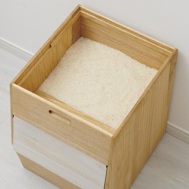 kirisai 米びつ 30kg 桐製 桐のこめ櫃 OSPO-30 オスマック 日本製 水ぶ