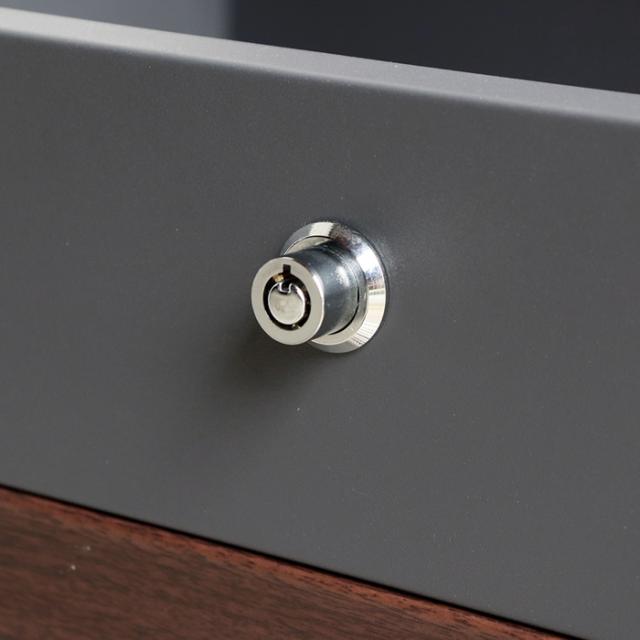 MOJYU ベンチ収納宅配ボックス Paola PBX-096 ダークグレー/ブラウン木目_8