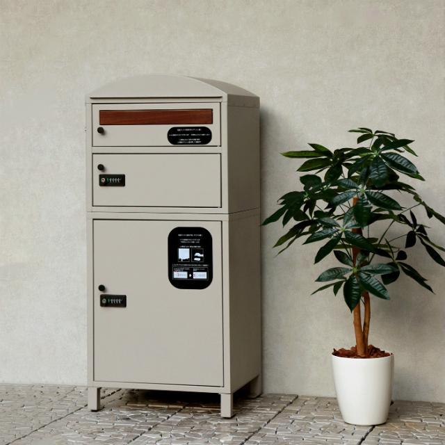 MOJYU 郵便ポスト 宅配ボックス付 宅配2段タイプ Primo プリモ ゆうパケットポスト・ネコポス投函可 PBX-121 ライトベージュ ゆうパケットポスト・ネコポス投函可 鉄製 ガルバナイズド処理 宅配BOX 宅配ポスト 一体型 郵便受けの通販は 28,463円