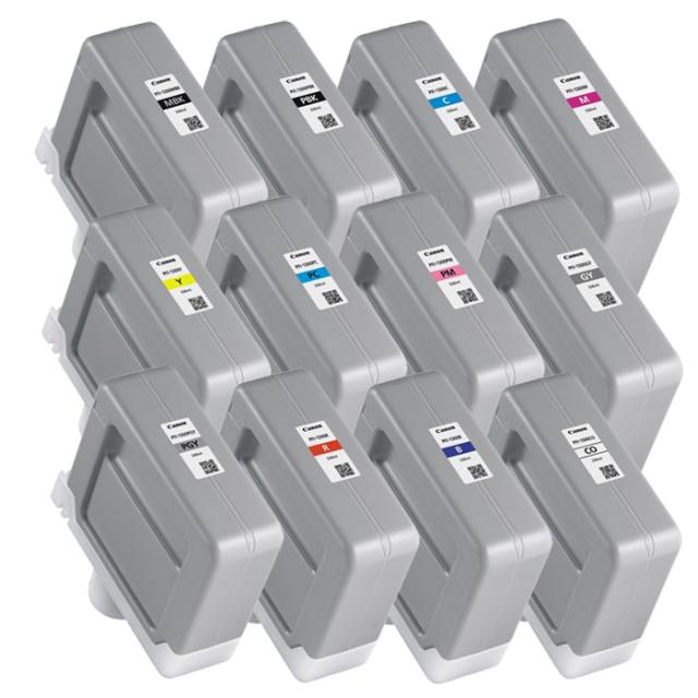 【セット】キヤノン 純正 インクカートリッジ インクタンク PFI-1300MBK/PBK/C/M/Y/PC/PM/GY/PGY/R/B/CO 12色セット PFI-1300-12SETの通販は 209,800円