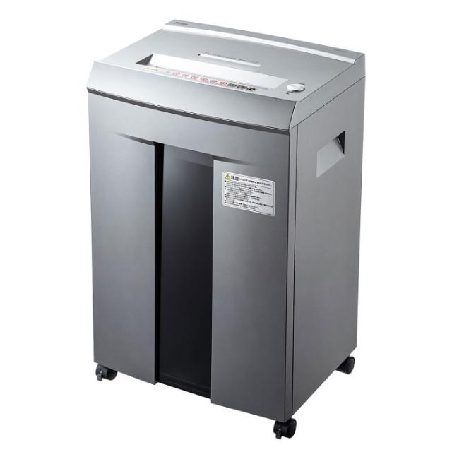 サンワサプライ 電動シュレッダーペーパー＆CDシュレッダー 40分連続細断 マイクロカット 16枚 PSD-M4016