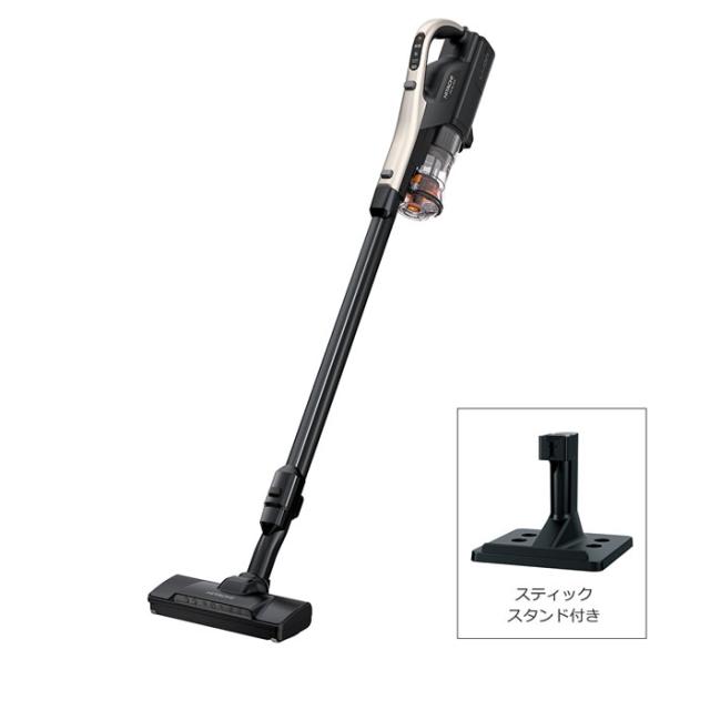 日立 掃除機 サイクロン式 スティック クリーナー パワかるスティック PV-BL30K-N ライトゴールド 軽量 コードレス