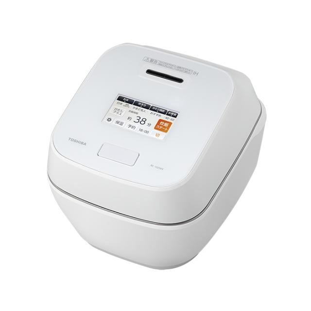東芝 5.5合炊き 真空圧力IH 炊飯器 炎匠炊き RC-10ZWV-W グランホワイト