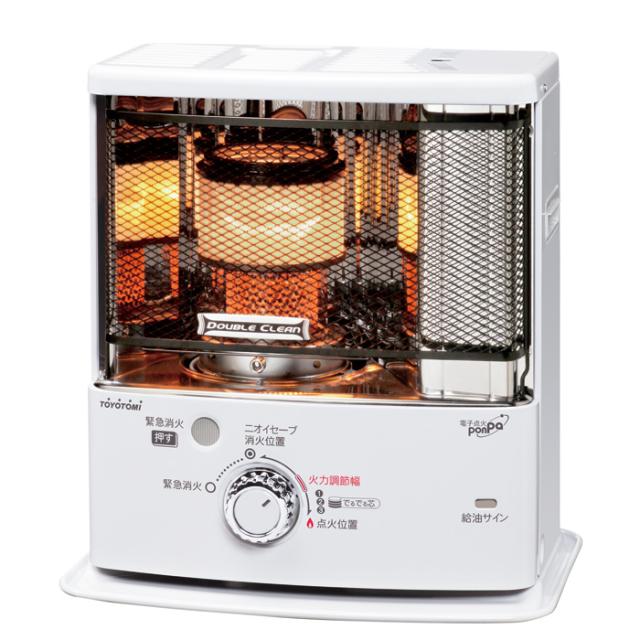 トヨトミ 反射型石油ストーブ RC-S2824-W ホワイト