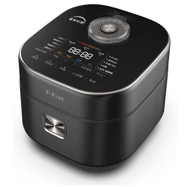 T-fal 炊飯器 5.5合 ザ・ライス 遠赤外線IH ブラック