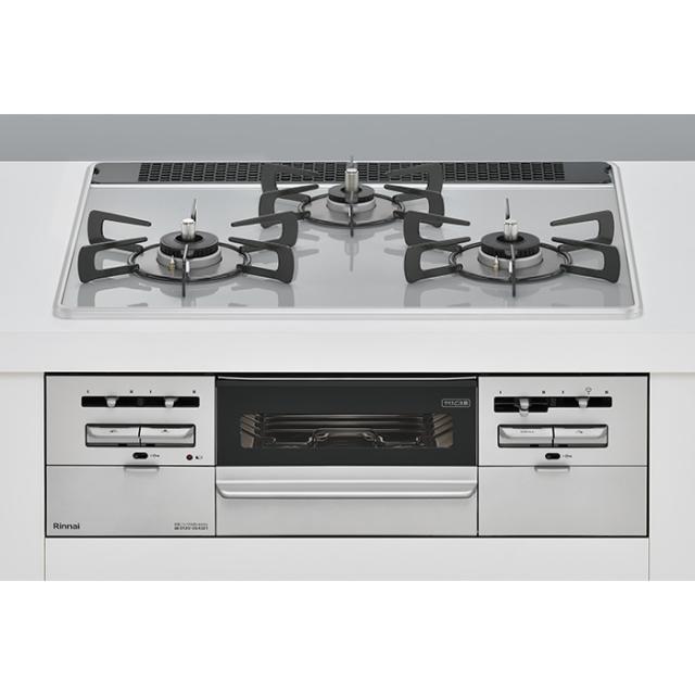 リンナイ ビルトインガスコンロ SENCE センス 60cm プロパンガス用 パールクリスタル ミストグレー RS31W36P49RVW-LPG