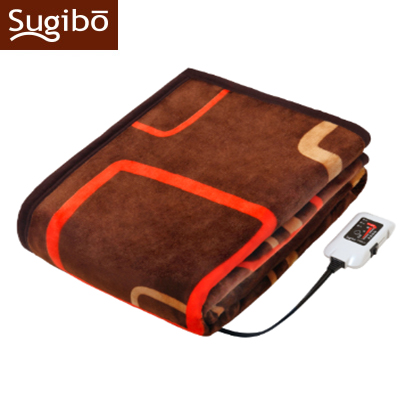 【送料無料】椙山紡織 プレミアムボア電気掛敷兼用毛布 ワイド 電気敷布 SB20KW15-DB ダークブラウン Sugibo