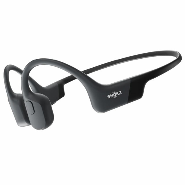 【即納】【送料無料】Shokz 骨伝導イヤホン OpenRun マイク対応 Bluetooth ワイヤレスイヤホン SKZ-EP-000003 ブラック