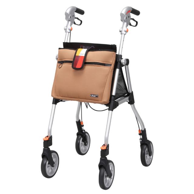 ユーバ産業 歩行車 超軽量 スリムフィット・スタンダード SL-0470-C キャメル