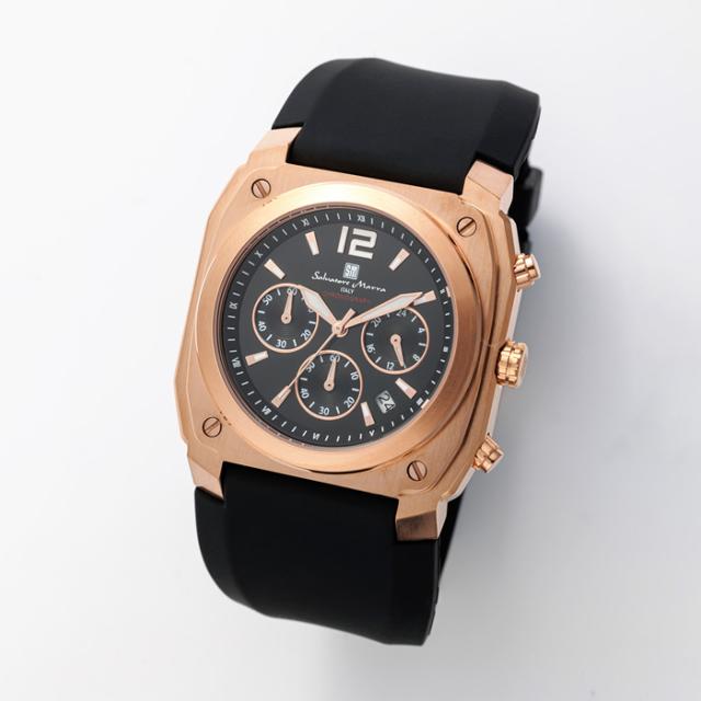 Salvatore Marra サルバトーレ マーラ クラシカル クロノグラフ 腕時計 5気圧防水 メンズ 1年保証 全5色 BOX 保証書付 サルバトーレマーラ Salvatore Marra クロノグラフ （SSWH