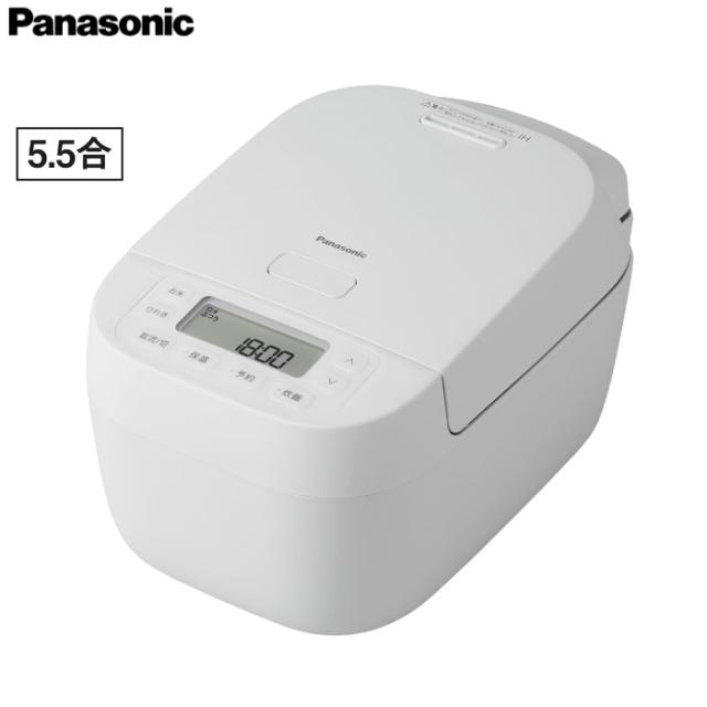 パナソニック 5.5合炊き 炊飯器 IHジャー炊飯器 SR-N210E-W ホワイト IH 5.5合 18,396円