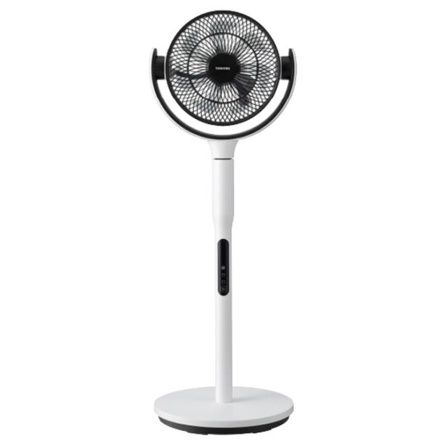 東芝 サーキュレータ— TFC-23Y28-W ホワイト DCモーター リモコン付き イオン 3D首振り 7枚羽根 風量9段階 自然風モード 切/入タイマー 省エネ