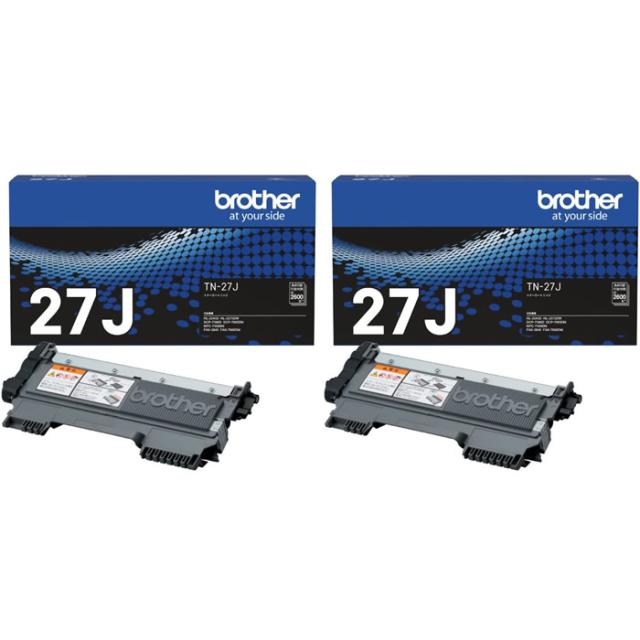 【送料無料】【2個セット】ブラザー 純正 トナーカートリッジ TN-27J ブラック 2個セット TN-27J-2SET